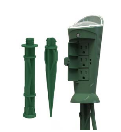 NEMA 5-15P SJTW 14AWG*3C 户外草地灯  SJTW 16-14AWG*3C  ETL/CETL