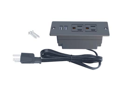 120V/12A 桌面插座，带 5V/4.8A USB端口