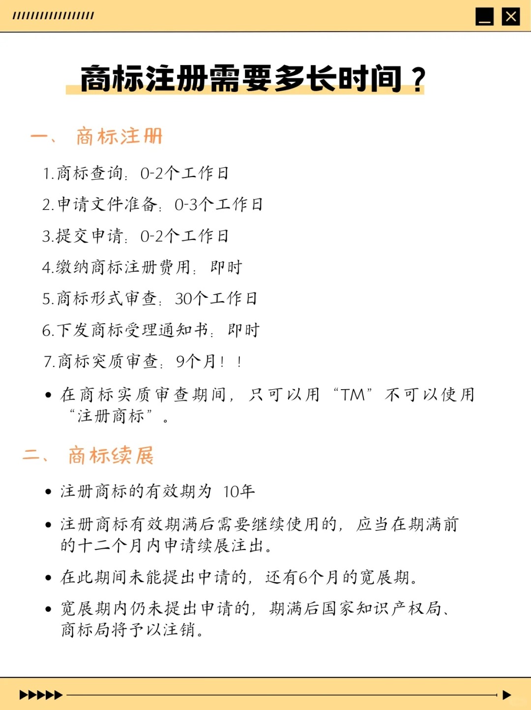 商标注册时间你知道多少！