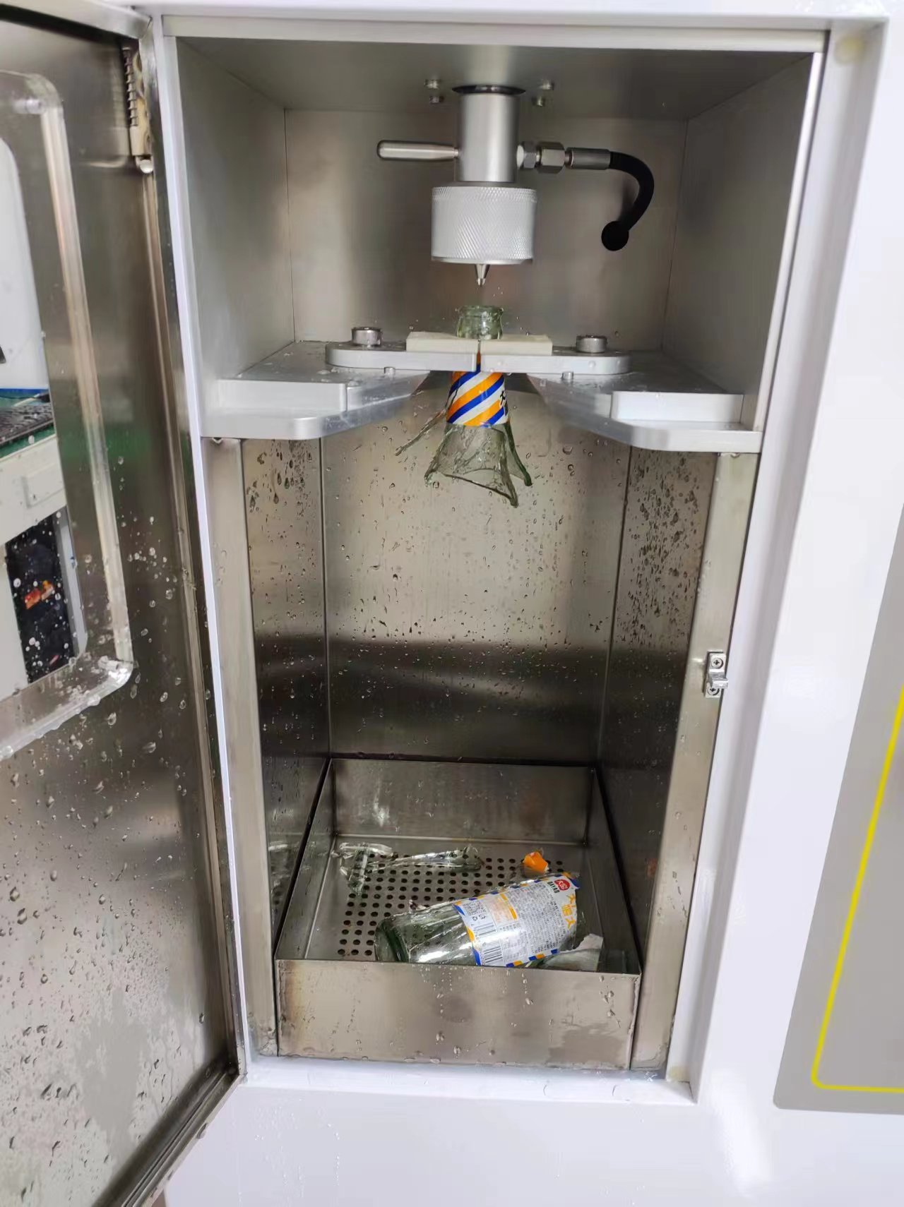 厂家研发供应 药品食品玻璃瓶耐内压测试仪  耐压试验机