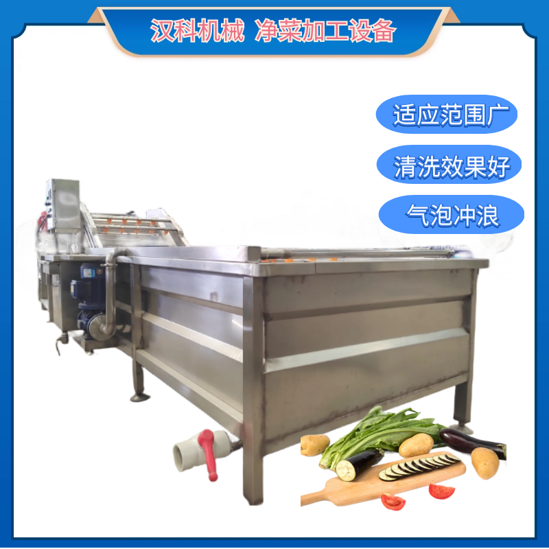 果蔬清洗机 全自动洗菜机器 食品包装袋清洗风干流水线