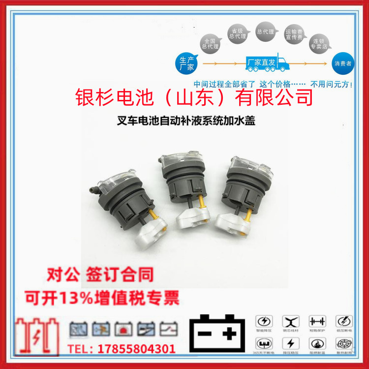 蓄电池半自动加水系统电动叉车自动注水控制器补水  24V36V48V等