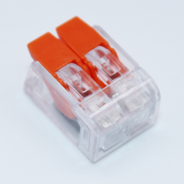 2孔位快接连接器电工电线连接器 LED灯饰照明接线端子  接插件现货量大  从优闪电发货