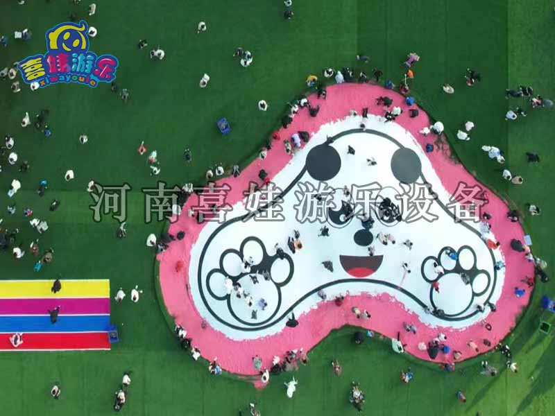 游乐设备厂家-蹦蹦云-质量保证 -喜娃游乐  无动力游乐设备厂家  蹦蹦云厂家