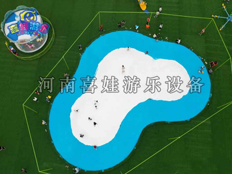 游乐设备厂家-蹦蹦云-质量保证 -喜娃游乐  无动力游乐设备厂家  蹦蹦云厂家