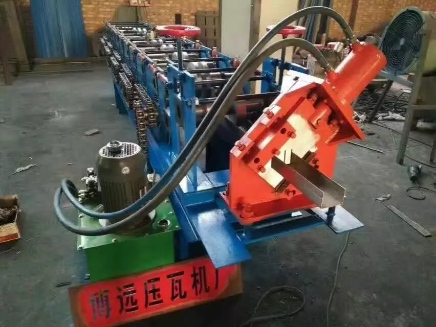 彩钢U型槽机 活动房U型扣槽设备 全自动成型切断  全自动U型钢机