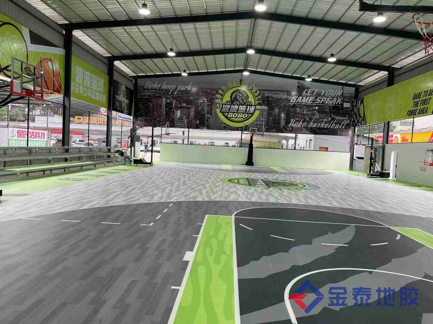 供应唐山篮球运动地胶 PVC地板 塑胶地板  篮球PVC地板  篮球环保地胶