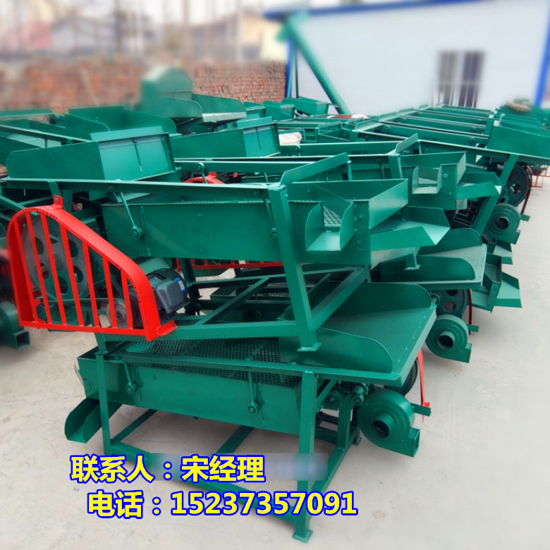 小麦除杂机 YML-50型双层网筛选机 带风机除尘机