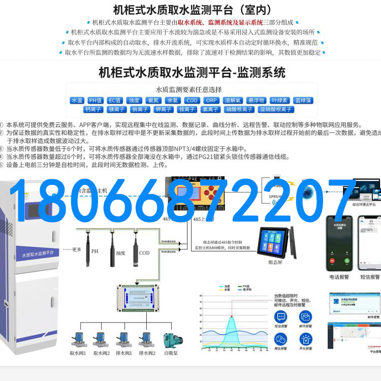 漕河泾街道YK-WM水质监测控制器 一体化水质监测箱  环境监测系统