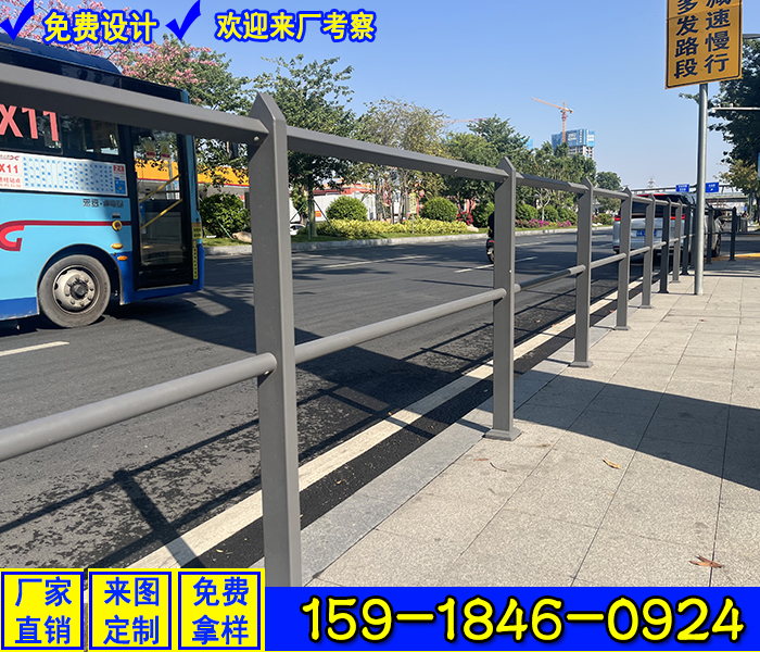 人行道隔离栏 江门市政公路栏杆 交通防护栏厂家