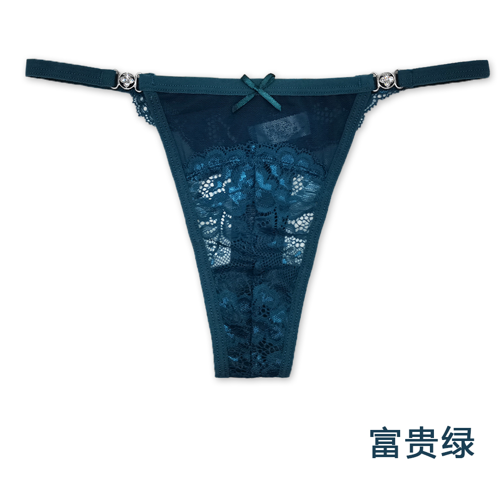 云梦妮欧美时尚女士内裤性感蕾丝女士丁字裤源头厂家  女式内裤