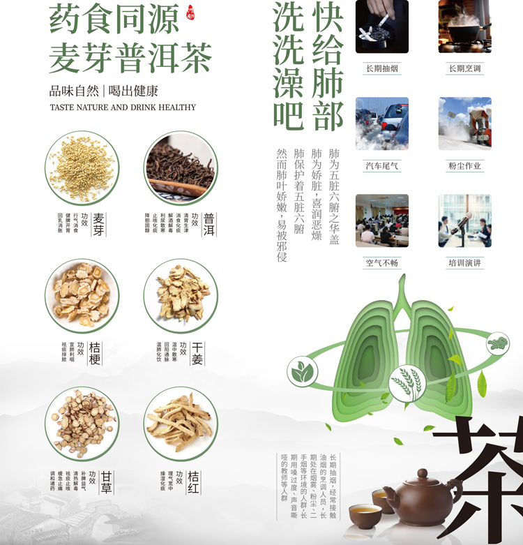 麦芽普洱茶