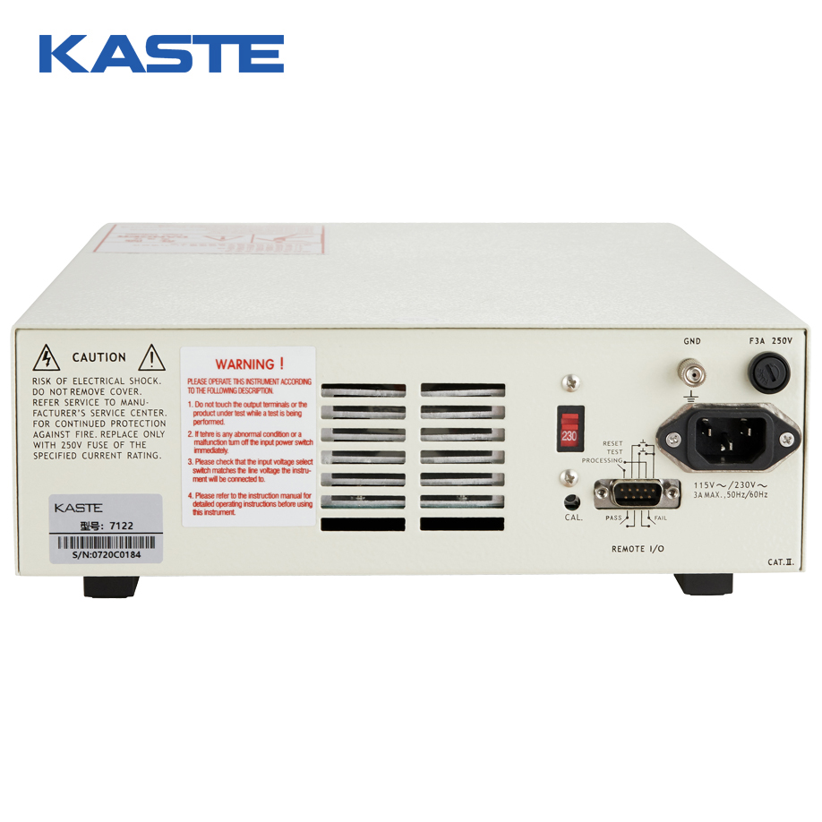 嘉仕KASTE7122耐压绝缘测试仪  交流耐压测试仪  直流耐压测试仪
