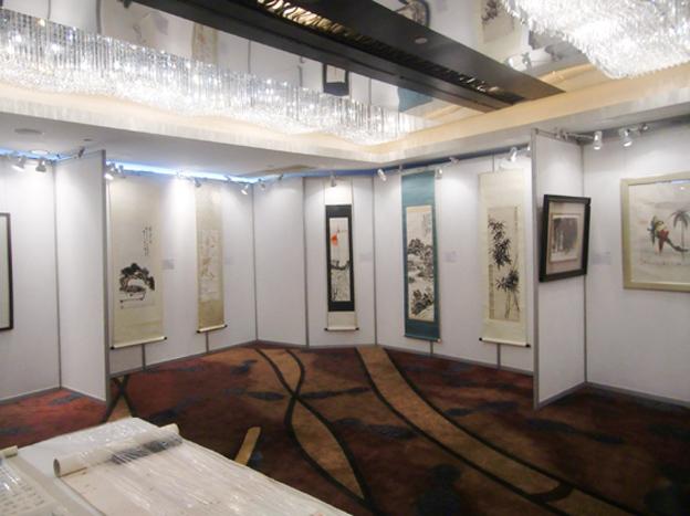 广州拍卖会挂画展板租赁