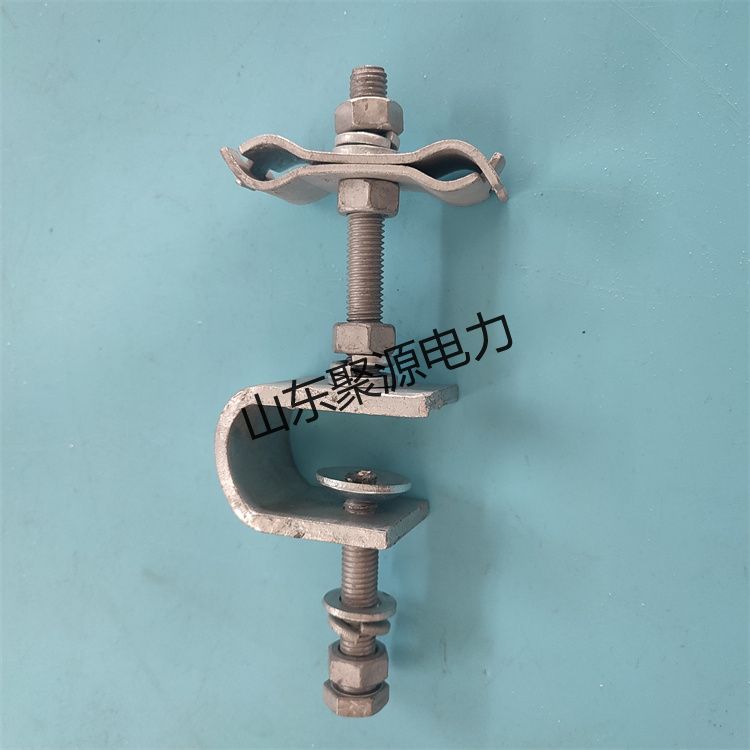 Opgw光缆引下线夹 杆用固定夹具 塔用热镀锌夹具  OPGW光缆引下线夹  塔用引下线夹  电力固定金具