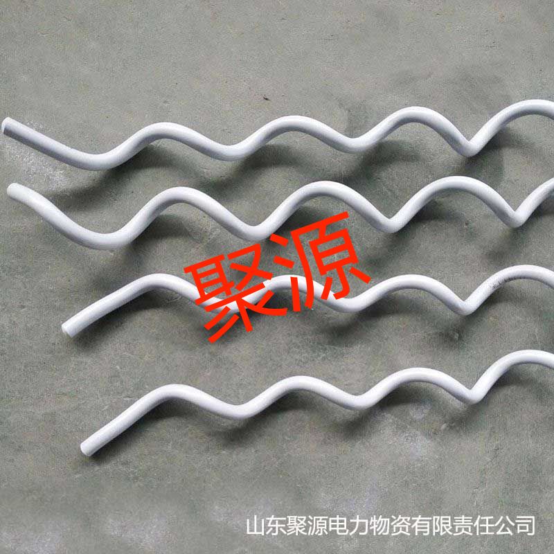 螺旋式阻尼器ADSS光缆防震鞭通信光缆减震器  电力防护金具
