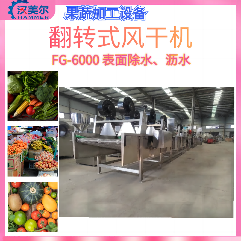 袋装食品清洗风干机  袋装食品风干设备