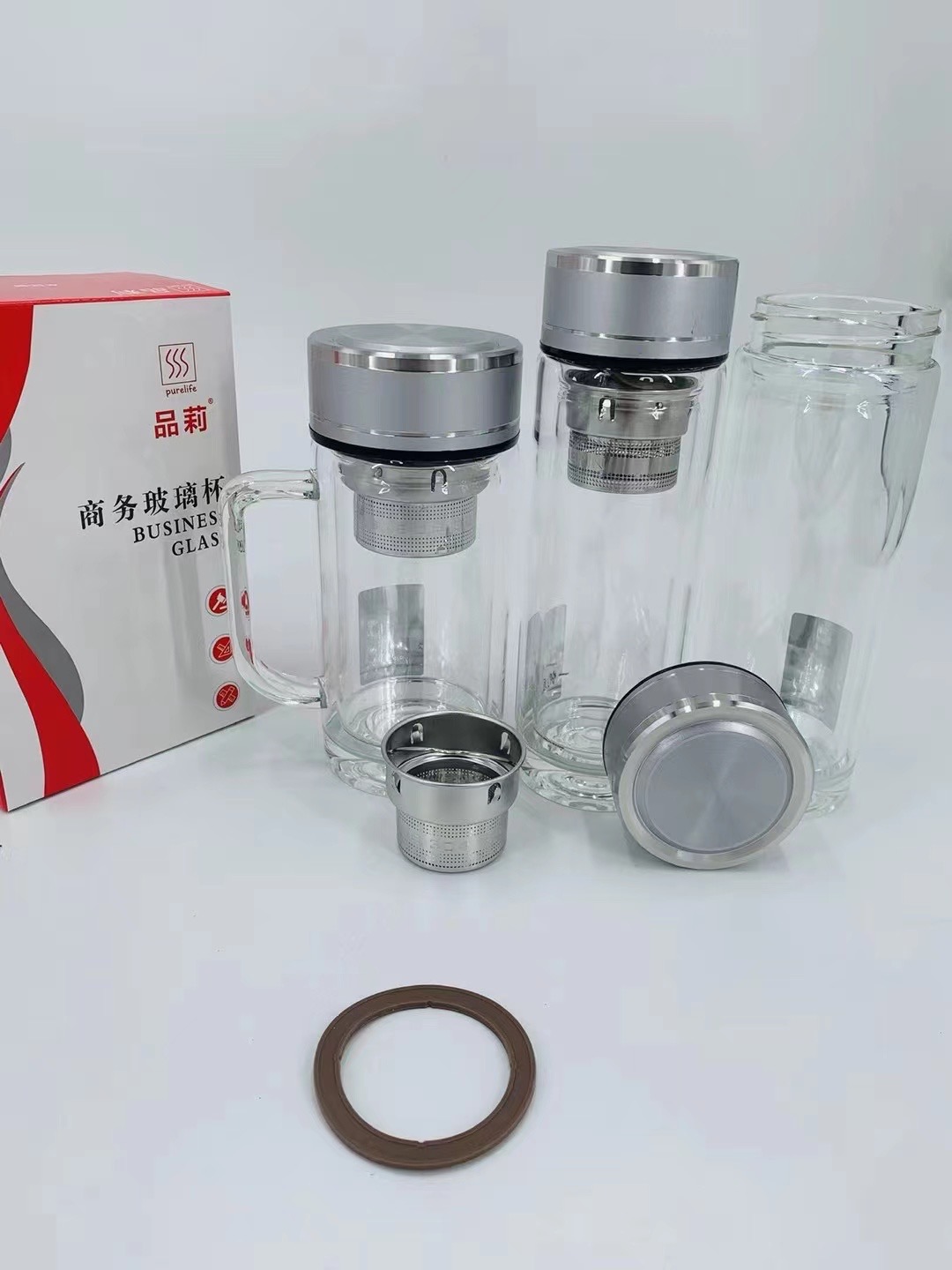 西安水杯批发 广告礼品杯定制 玻璃杯 可定制LOGO  杯子定制  保温杯 玻璃杯