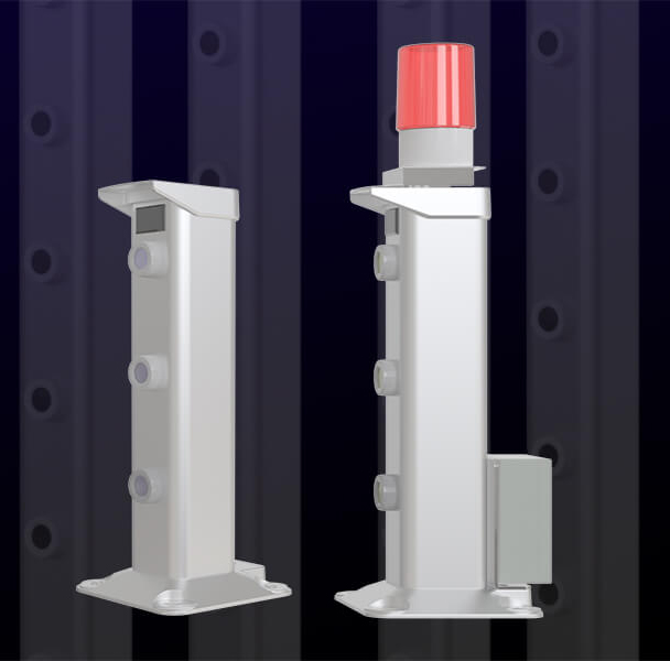 激光入侵探测器ABL-J1001长距离可定制支持OEM  两光束激光对射探测器  可见光激光对射