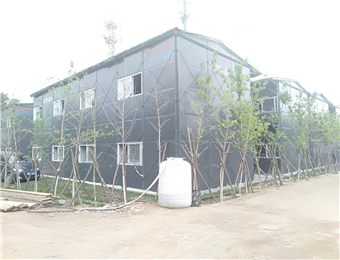 双层T型活动房鞍山彩钢板仓库干山岩棉板箱式房现货  双层活动房