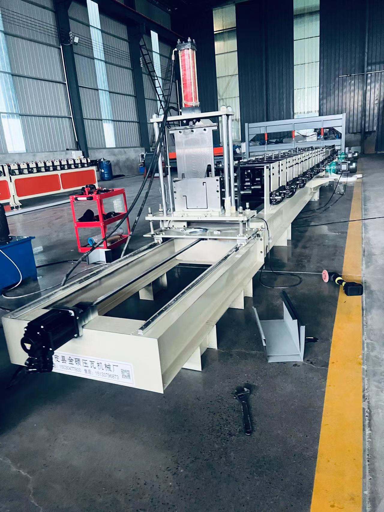 东西主水槽设备 金硕 自动天沟水槽机器 异型冷弯成型水槽  大水槽机器  配套大水槽设备