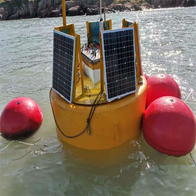生态湿地浊度监测站用浮标小型便携自动监测塑料浮壳  水质监测站浮标