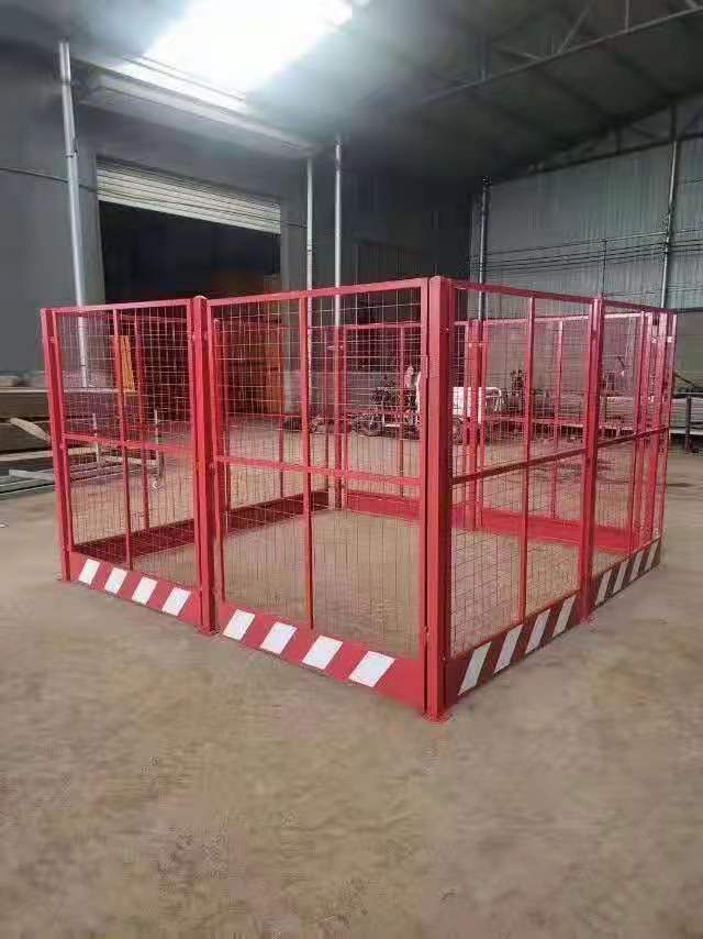 拼装式塔吊围栏建筑工地塔吊防护栏组装式施工塔吊护栏