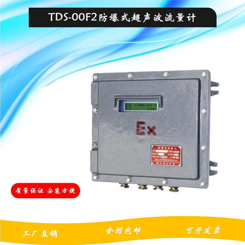 TDS-100系列超声波流量计  液体流量测量  固定式壁挂式  管段式分体式