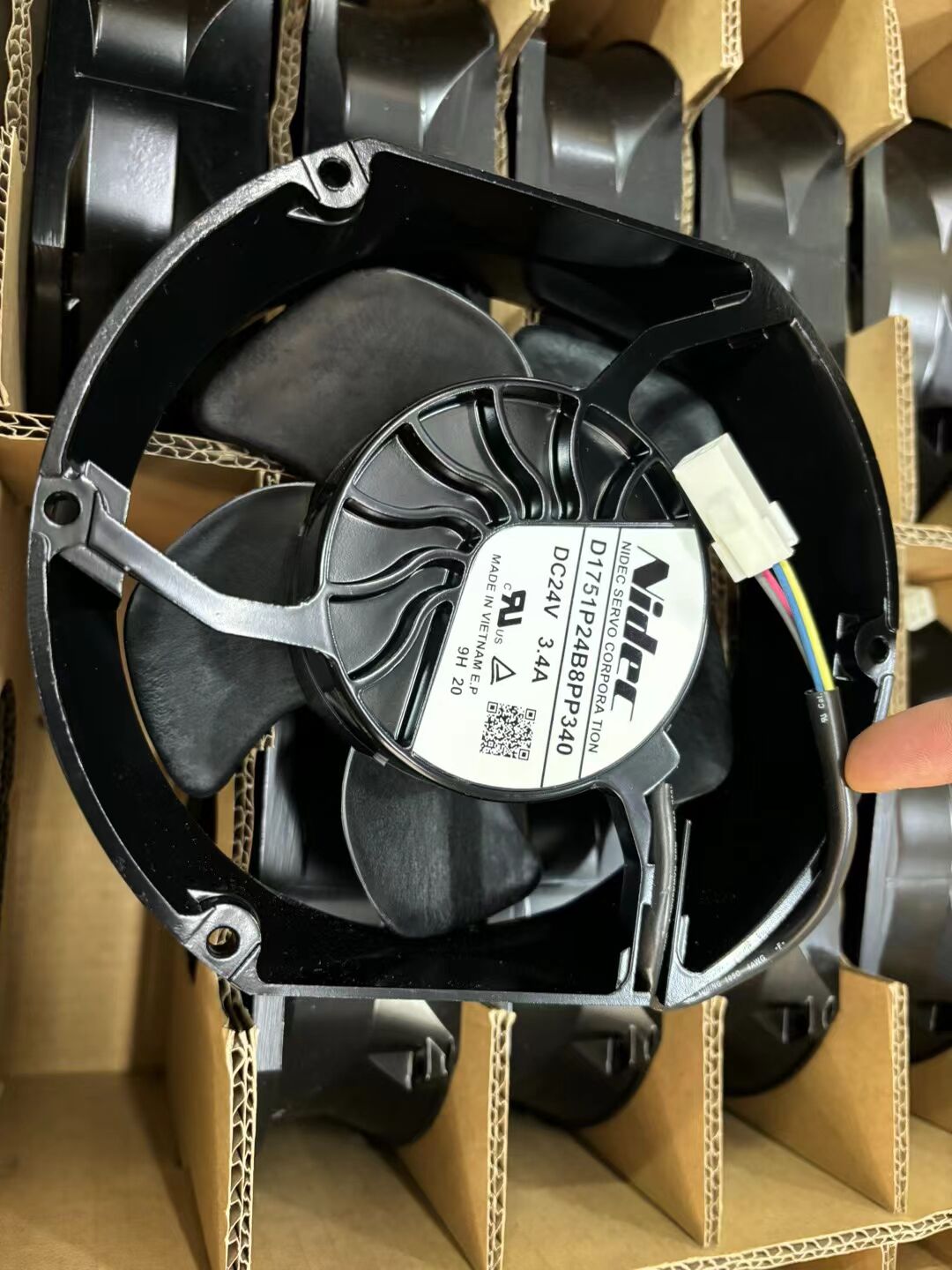 全新原装 D1751U24B8PP366 Nidec 四线  17251耐高温风扇  24V变频器风扇