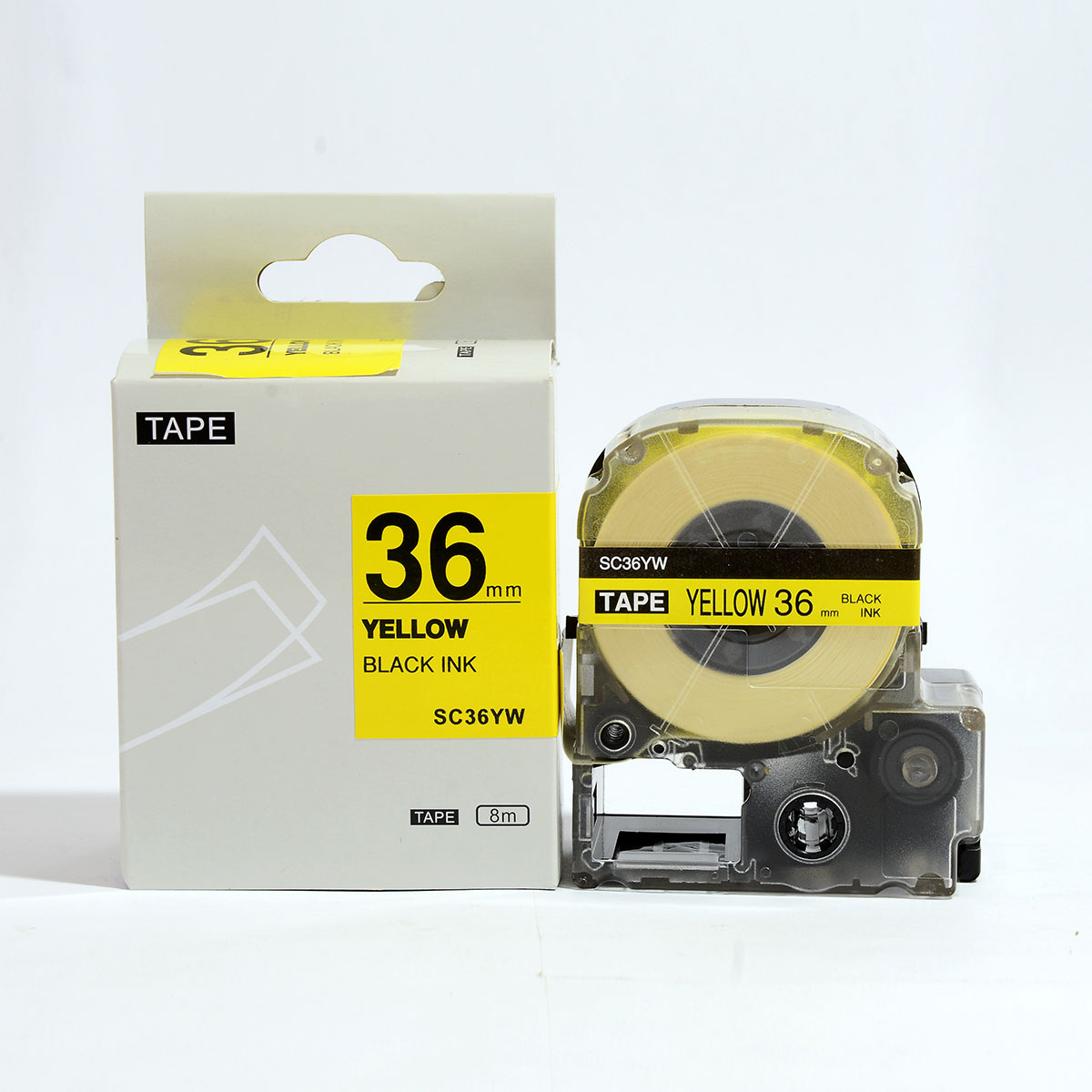 kingjim锦宫标签机国产色带SS36YW标签带36MM  锦宫标签机色带  锦宫色带