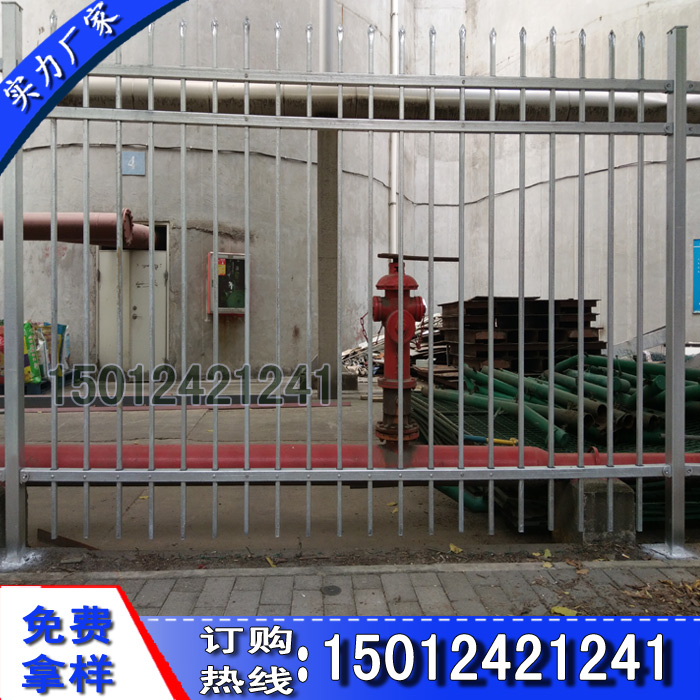 小区学校围栏防攀爬防盗护栏锌钢围墙厂家现货  防攀爬护栏锌钢围墙