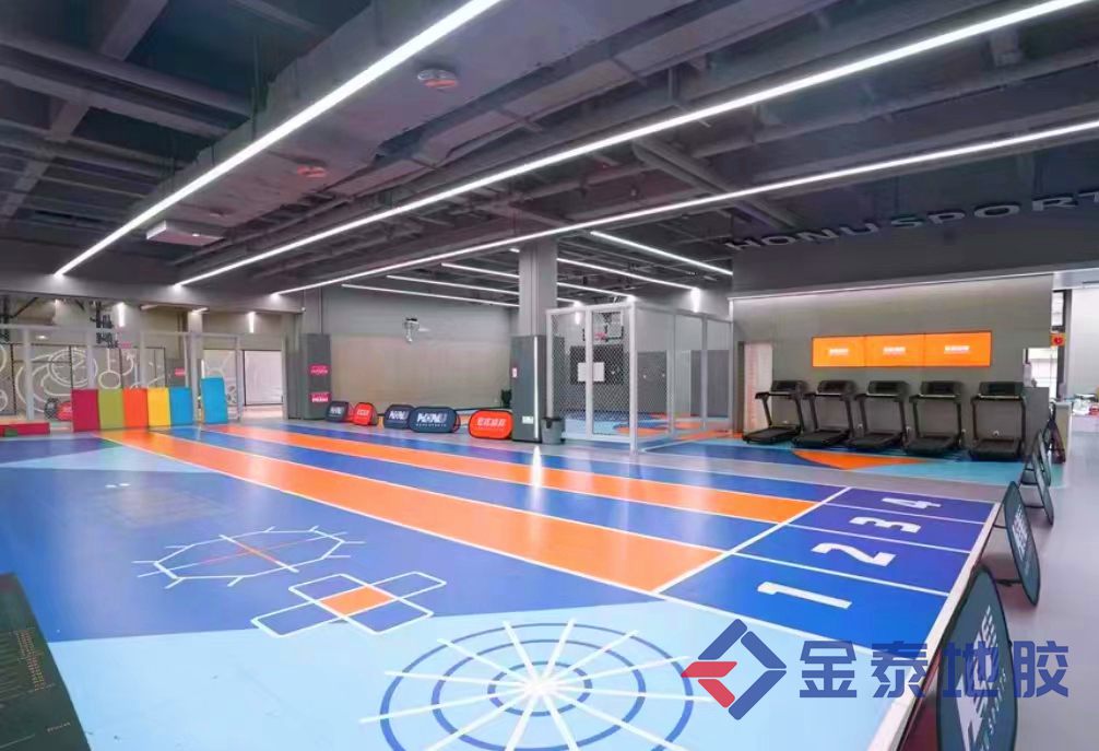 供应昆明儿童体适能地胶 运动地板 图案定制地胶  儿童体适能PVC地板