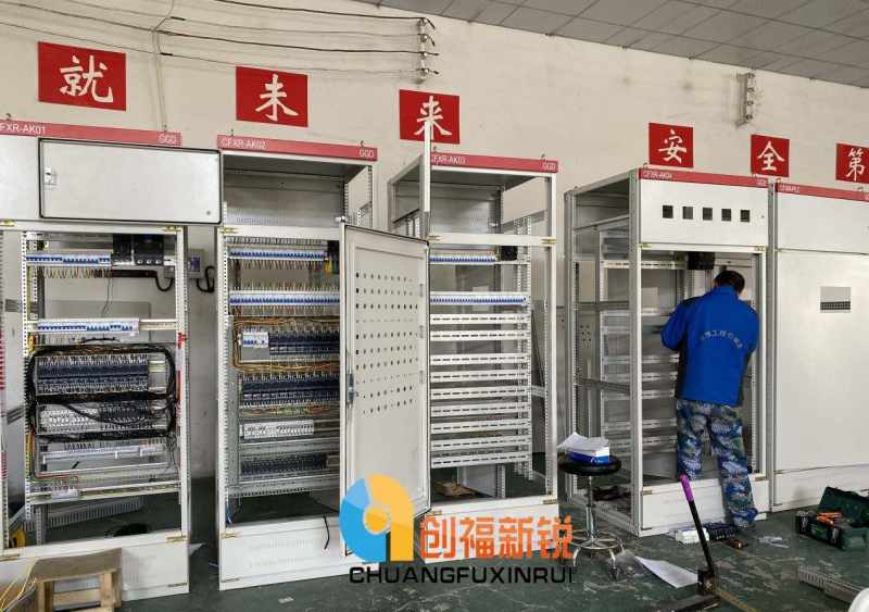 北京创福新锐合作甘肃省水厂改造项目  PLC控制柜  变频控制柜  高低压配电设备
