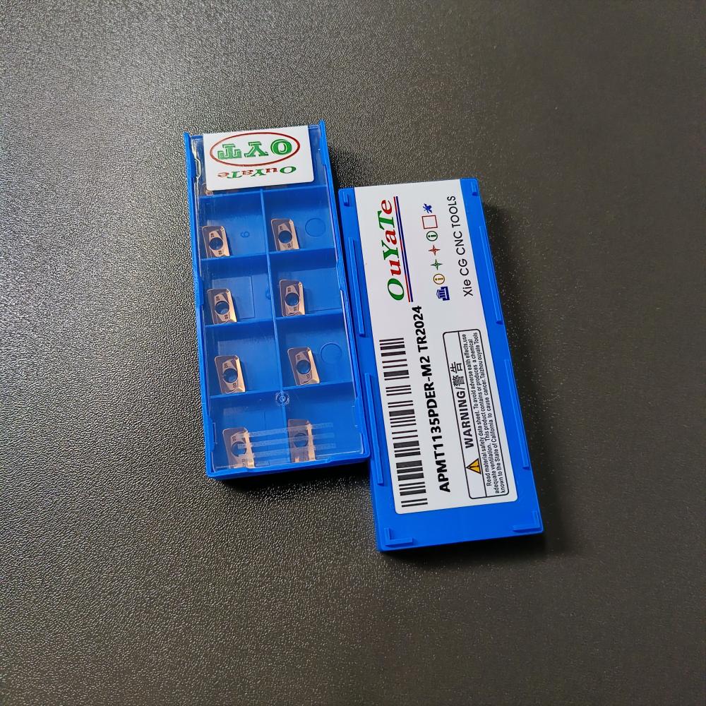 OYT数控铣刀片APMT1135PDER-M2加工2316  304,2316  17R0.8  淬火件等不锈钢