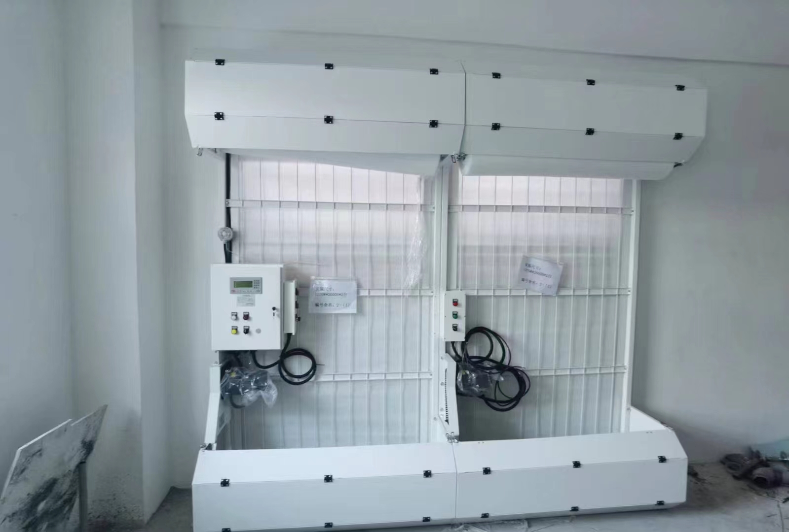 卷帘式过滤器通风系统 自动卷绕式过滤器 宜兴市豪澋环保  卷帘过滤器