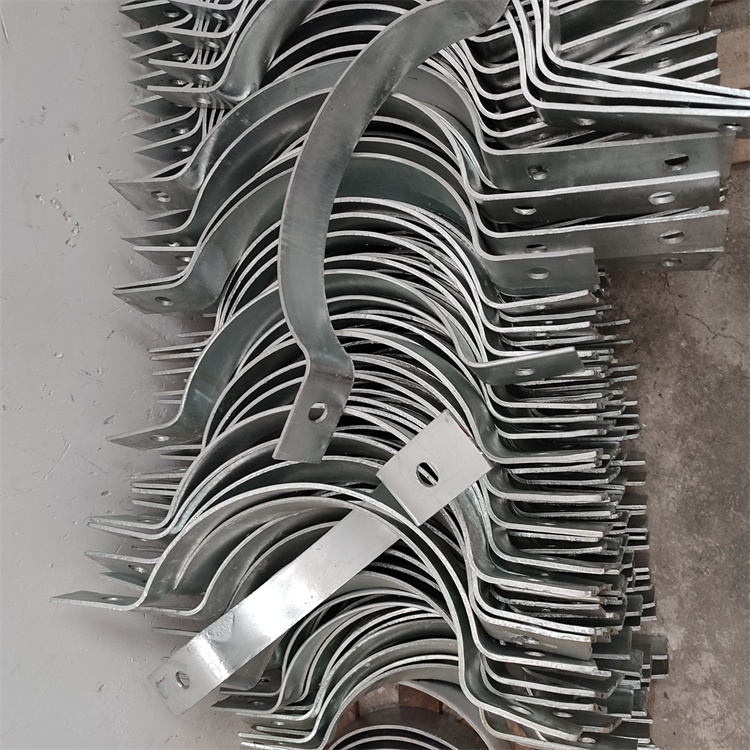 电杆用电线杆扁铁抱箍拉线抱箍 定制抱箍