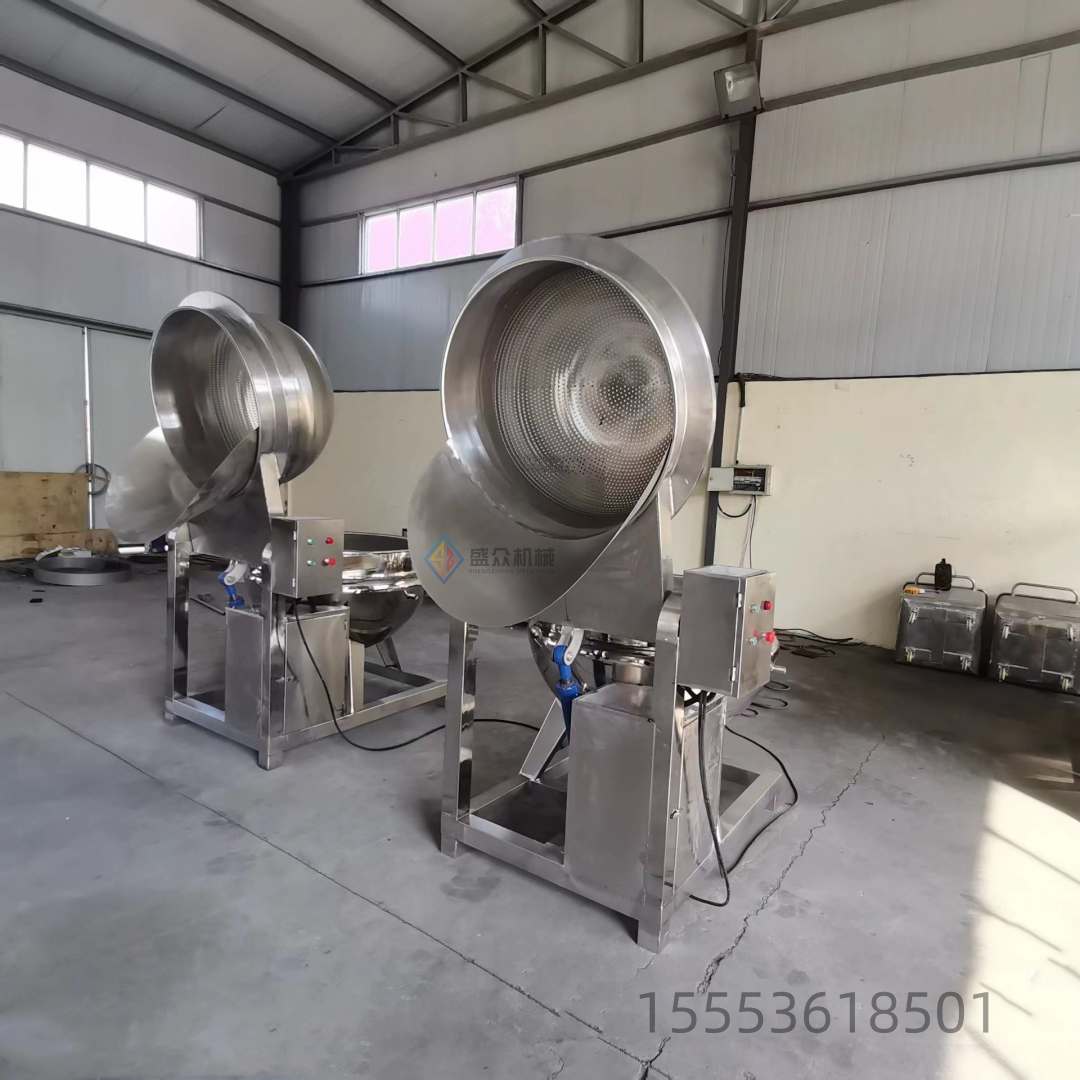 自动翻筐夹层锅 卤牛肉酱猪蹄预煮锅  卤味自动翻筐夹层锅