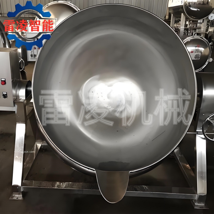 卤味卤煮夹层锅 自动搅拌夹层锅 八宝粥熬煮设备