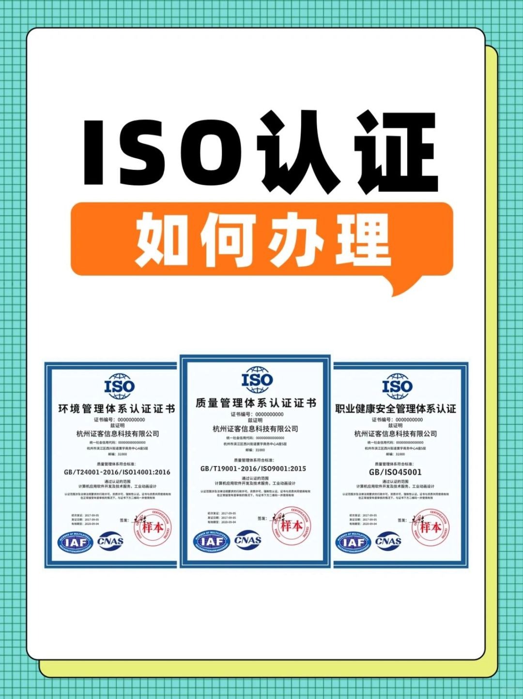 ISO体系认定办理  项目申报公司