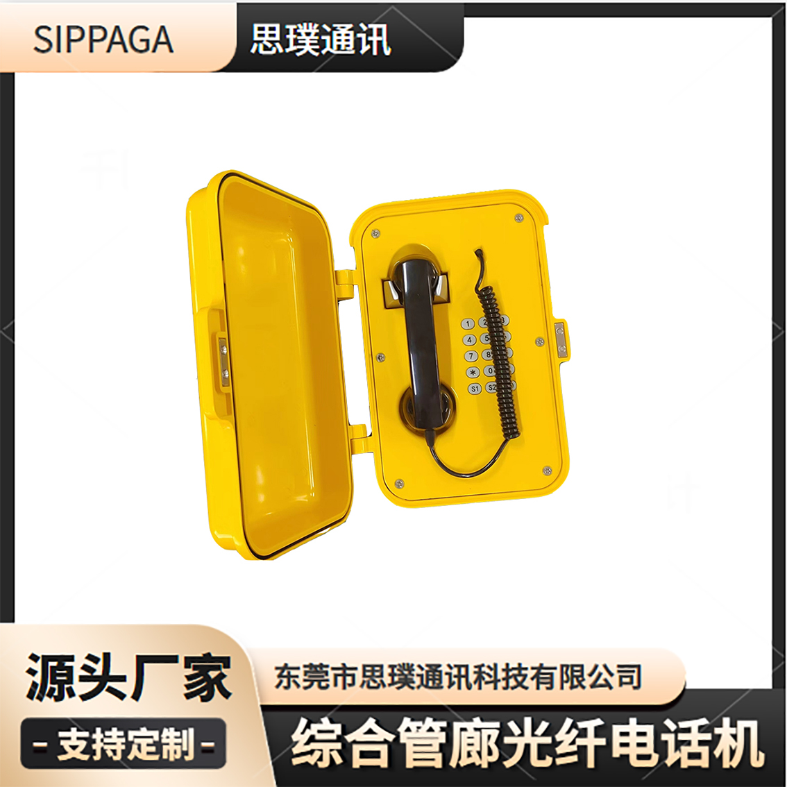 水电站防水防潮电话 抗噪扩音电话机 声光型广播电话机  模拟电话  防水防尘电话