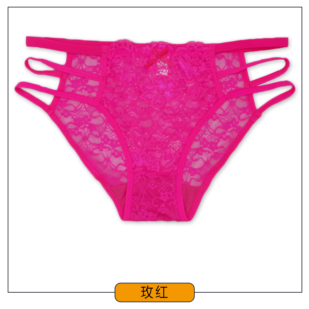 厂家现货跨境外贸女士内裤 temu蕾丝镂空性感女式三角裤  跨境外贸货源