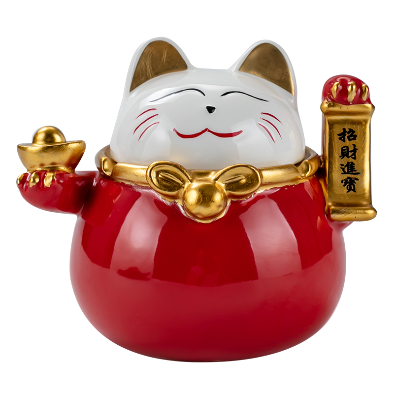 可爱招财猫摆件家居客厅装饰品创意乔迁开业礼品  家居摆件