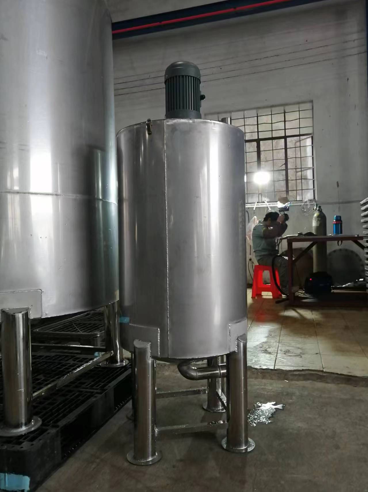 广东佛山不锈钢加热保温搅拌罐厂家定制  拌料机  搅拌机
