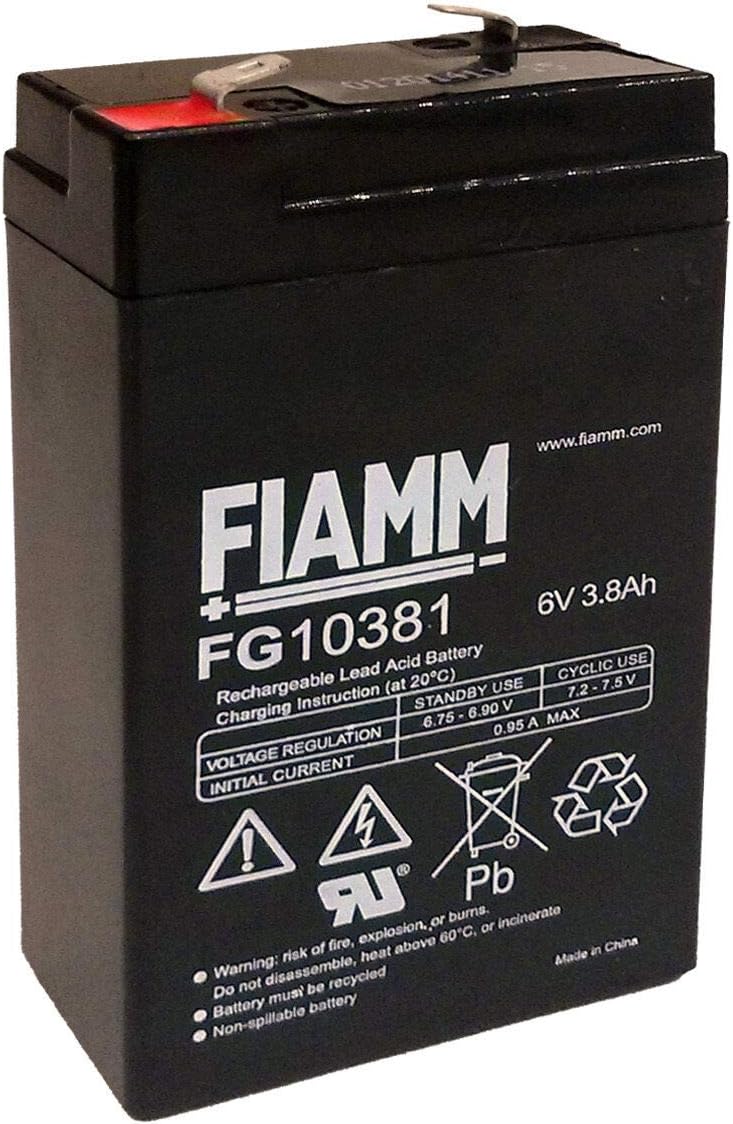 意大利FIAMM蓄电池FG103816V3.8AH管式富液铅