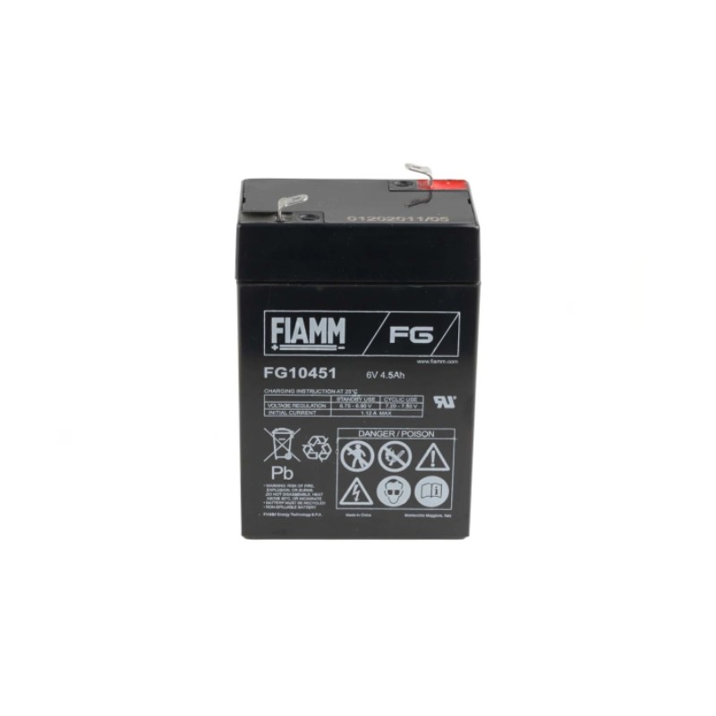 意大利FIAMM蓄电池FG104516V4.5AH标准型阀控