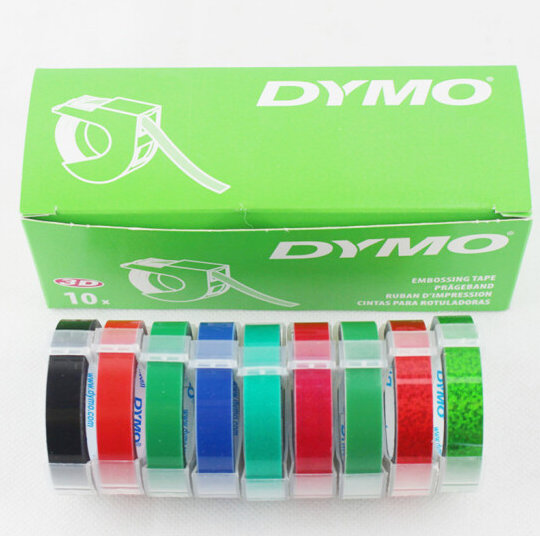 DYMO达美手动标签机M-1011钢制标签带32500  DYMO 32500  DYMO手动标签带  DYMO手动钢制带