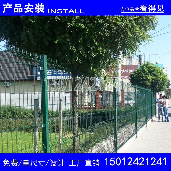 江西小区学校护栏防攀爬带刺护栏锌钢围栏厂家  小区学校外围护栏