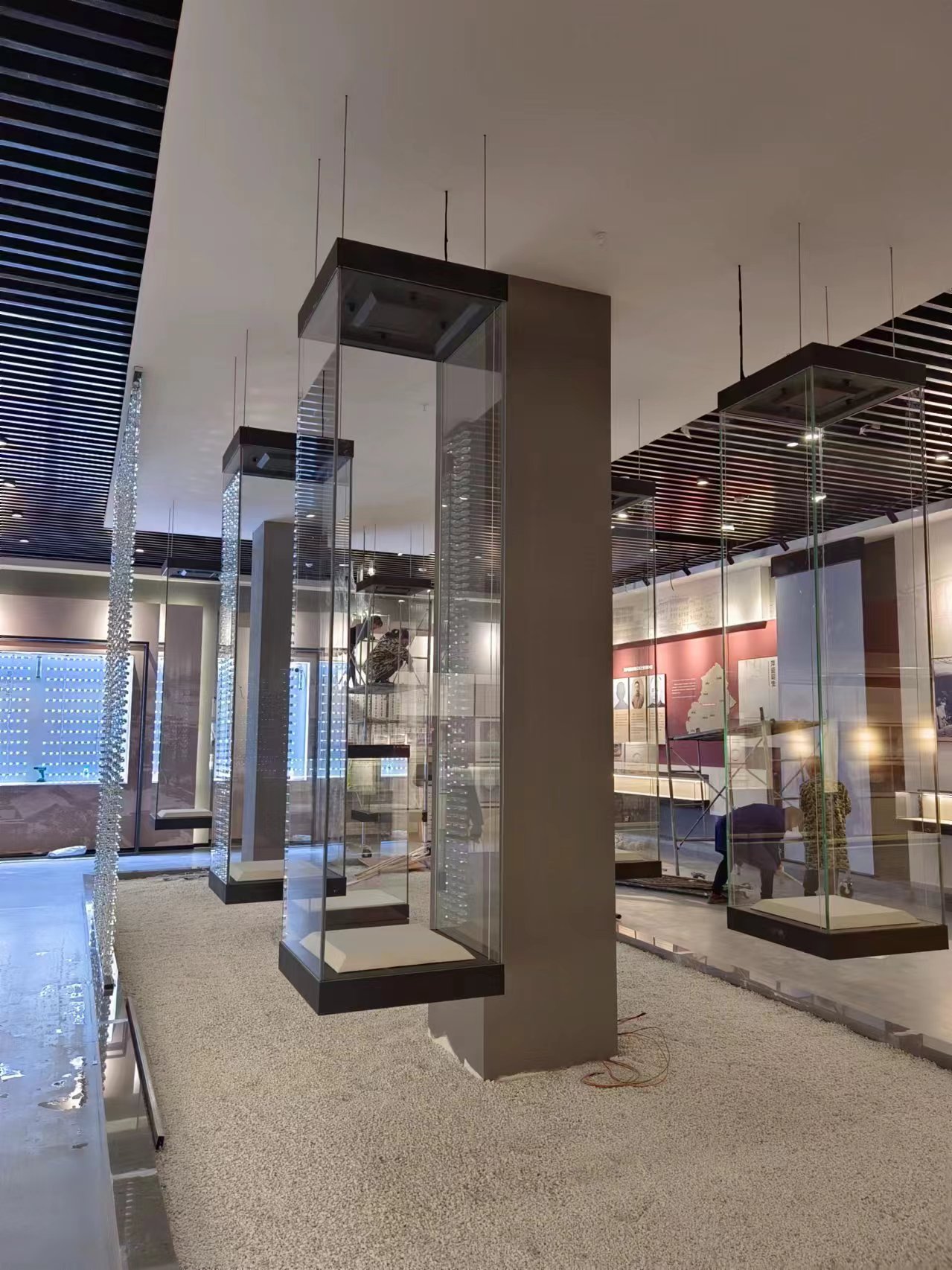 专业博物馆文物展柜厂文物展柜制作案例-隆城展示  展柜工厂