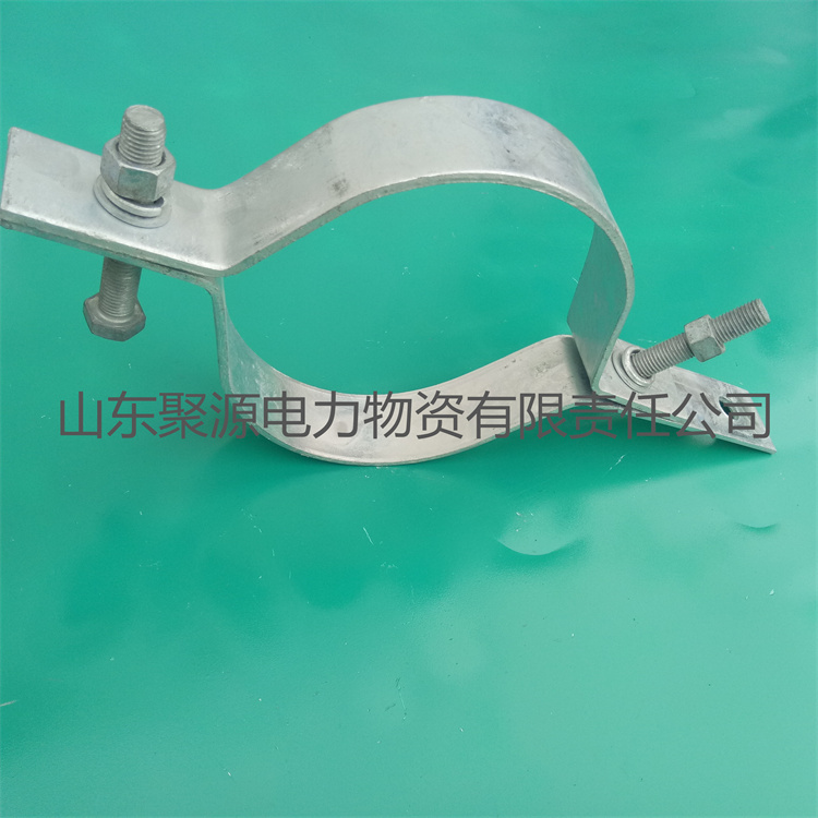 电杆抱箍 单长尾抱箍