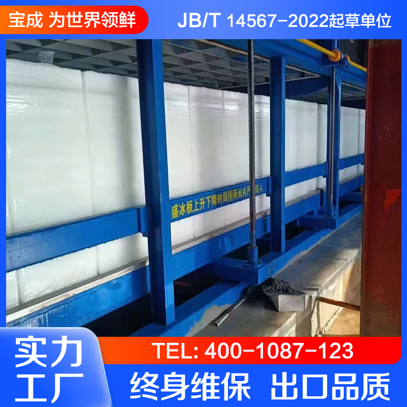 全自动制冰机 20吨直冷式块冰机 宝成专业制造冰块机厂  大型块冰机